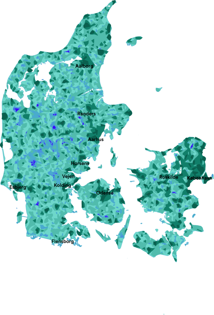 5G dækningskort alle hastigheder
